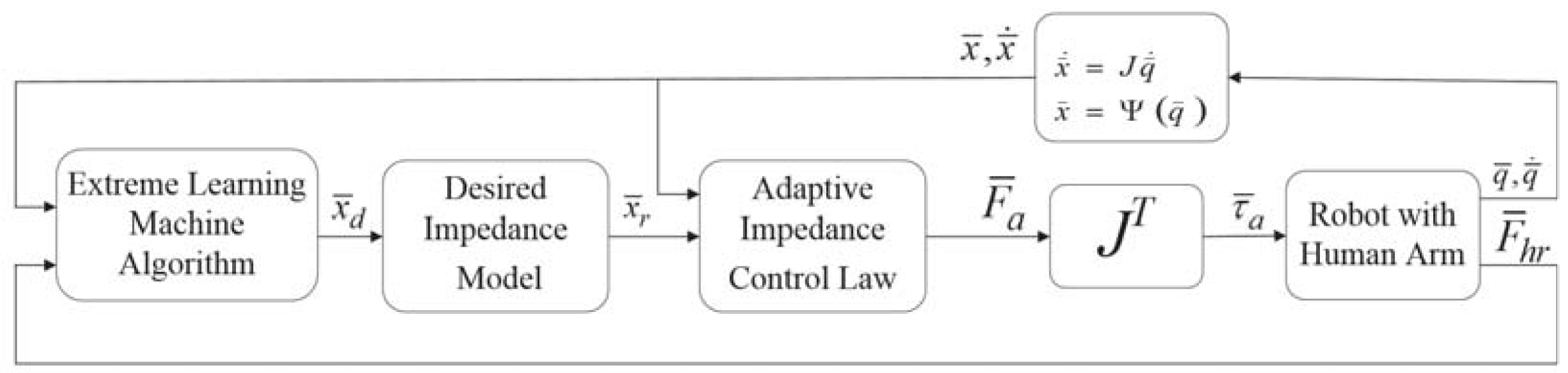 Adaptive Impedance Control for Upper Limb Assist Exoskeleton